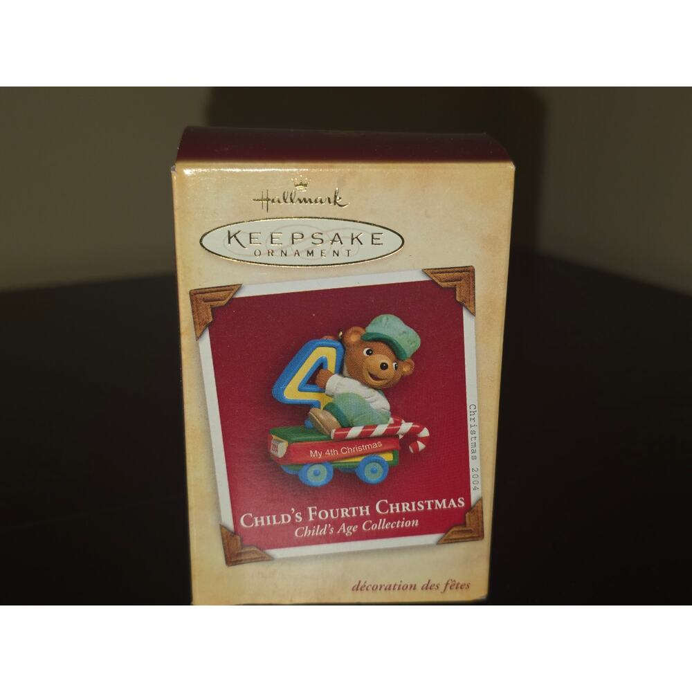 Hallmark "Child's Fourth Christmas" Ornament‎ DATED 2004 Child's Age collection